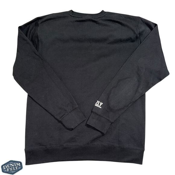 Grizzly Griptape “Yellowstone 2001” Crewneck Sweatshirt – Size L – Black - NWOT! - Picture 3 of 9